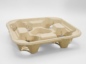 Becherträger für 4 Becher