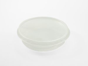 Feinkostbecher 125cc, rund, aus PP mit Deckel